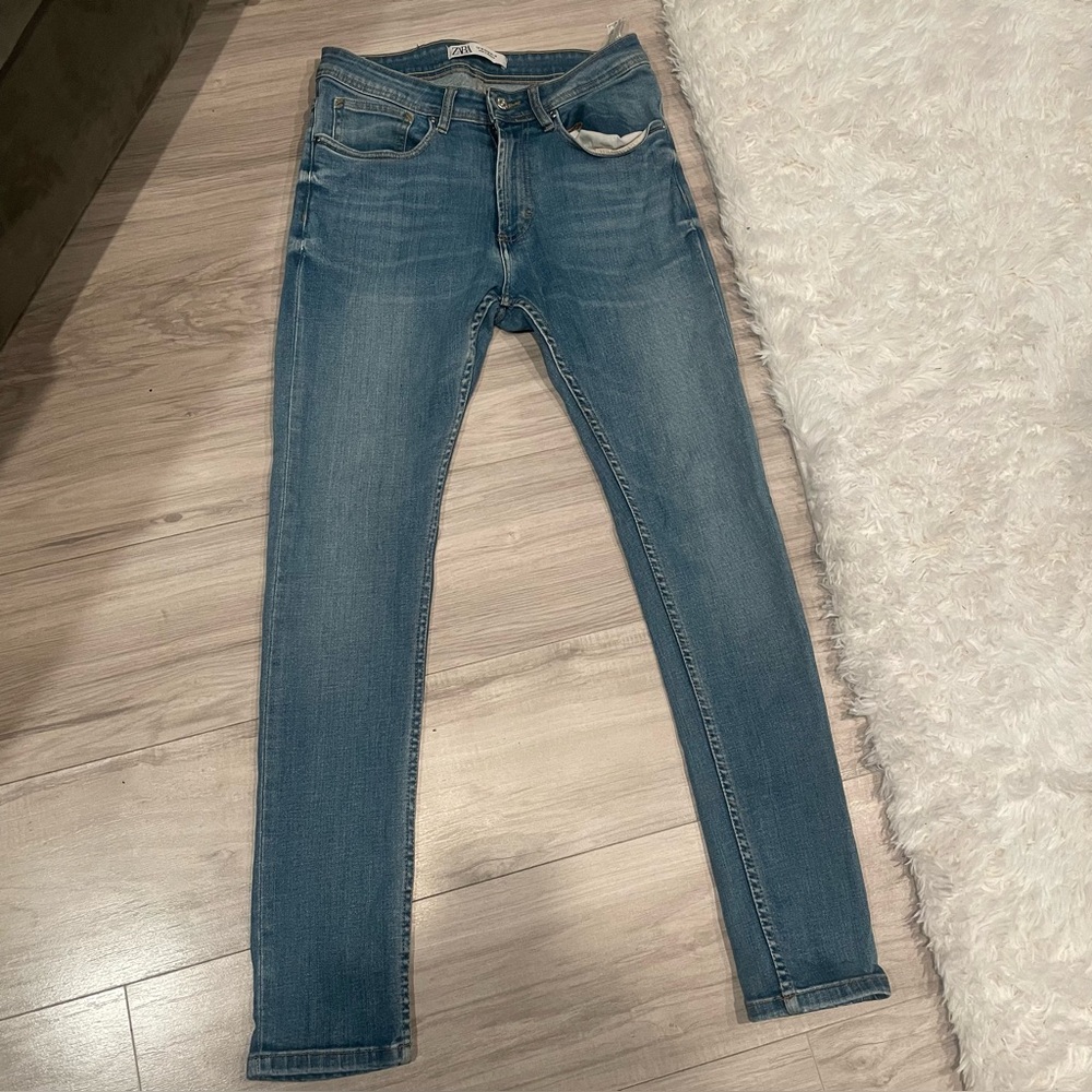 Zara blue Skinny Jeans 30